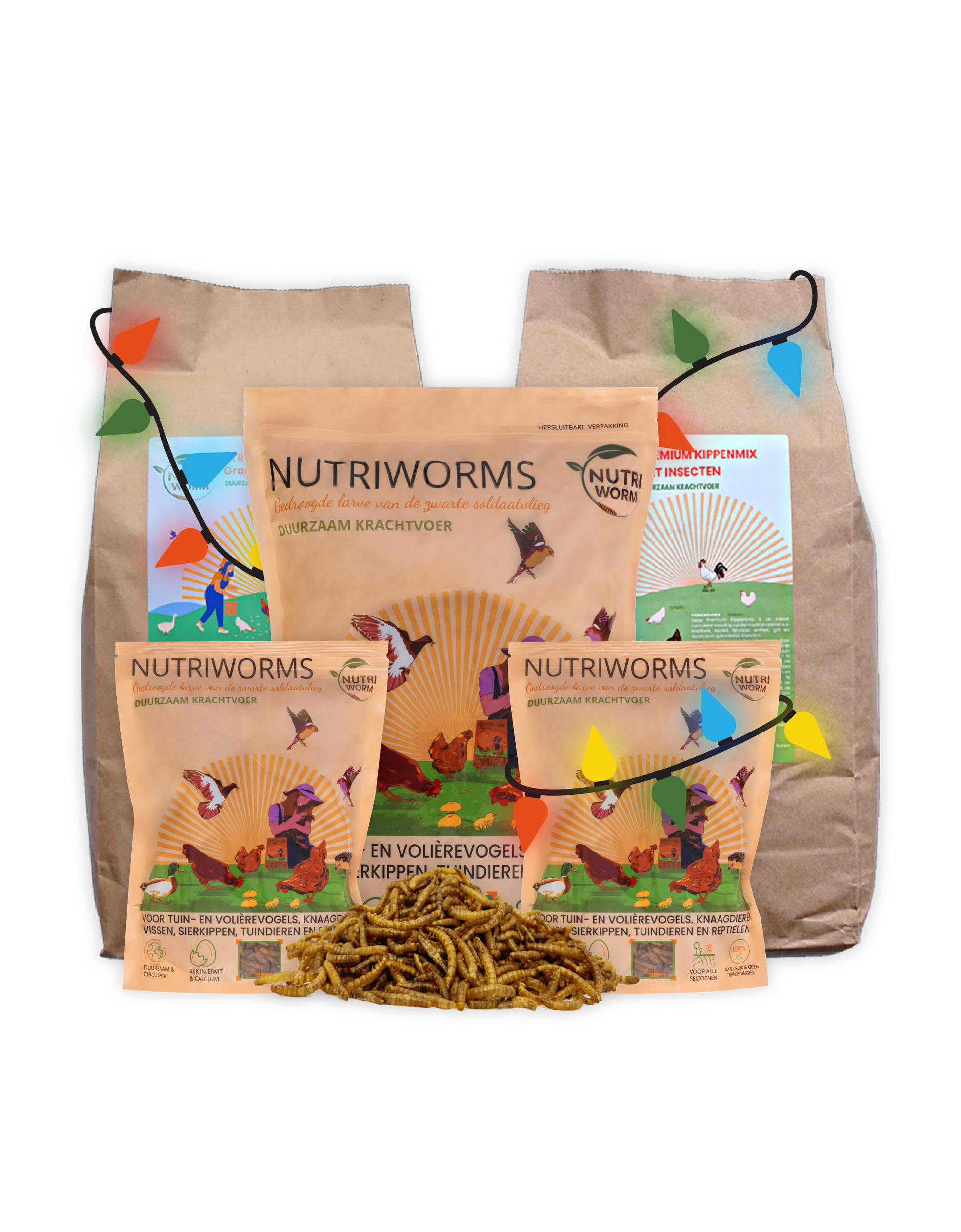 Premium Kippen Kerstpakket